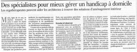 Interview dans Le Monde de Geoffrey GUIMBERTEAU